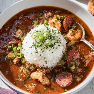 Bowl of Chicken & Sausage Gumbo