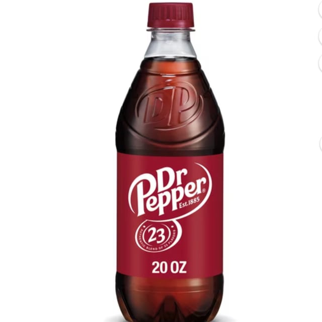 Bottled Dr Pepper.
