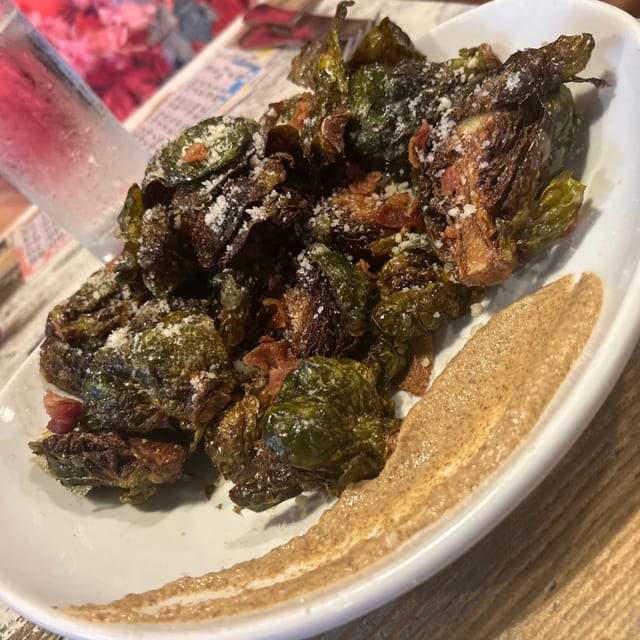 Crispy Brussels.
