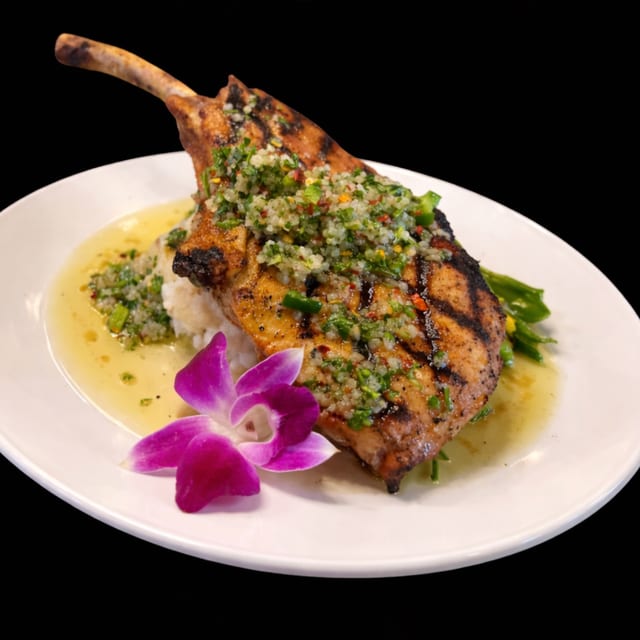 Tomahawk Pork chop.